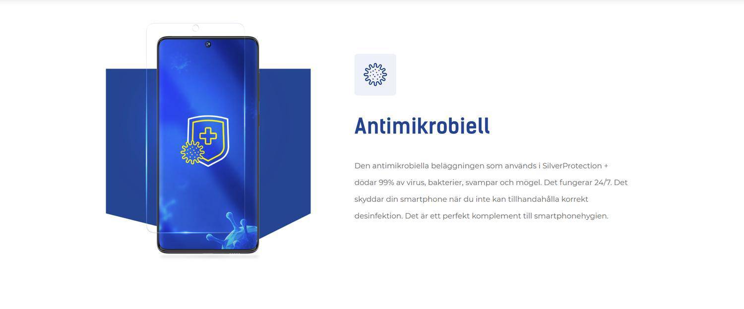 3MK Antimikrobiellt Skärmskydd till iPhone 12 Mini - Sunnerbergteknik