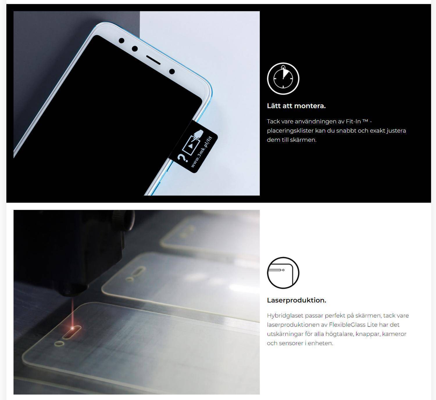 3MK FlexibleGlass till Sony Xperia 1 III 5G Skärmskydd - Sunnerbergteknik