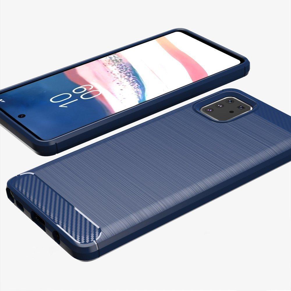 Samsung Galaxy Note 10 Lite Skal Carbon Series - Navy Blue - Sunnerbergteknik