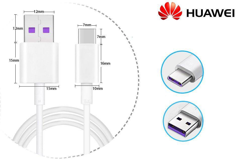 Original Huawei Mate 20 Pro Laddare SuperCharge 5A 22,5W - Sunnerbergteknik