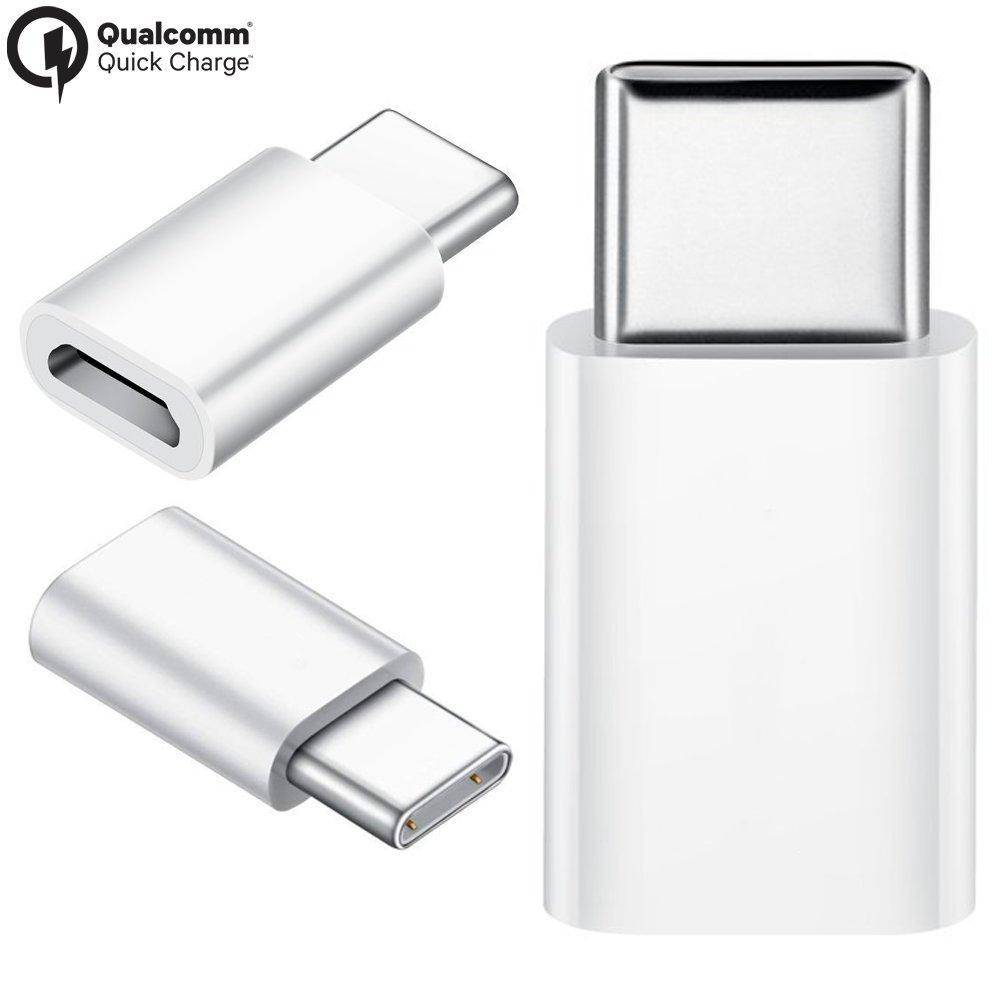 [2-Pack] Micro-USB till USB-C Adapter till Samsung, Huawei m.fl. - Sunnerbergteknik