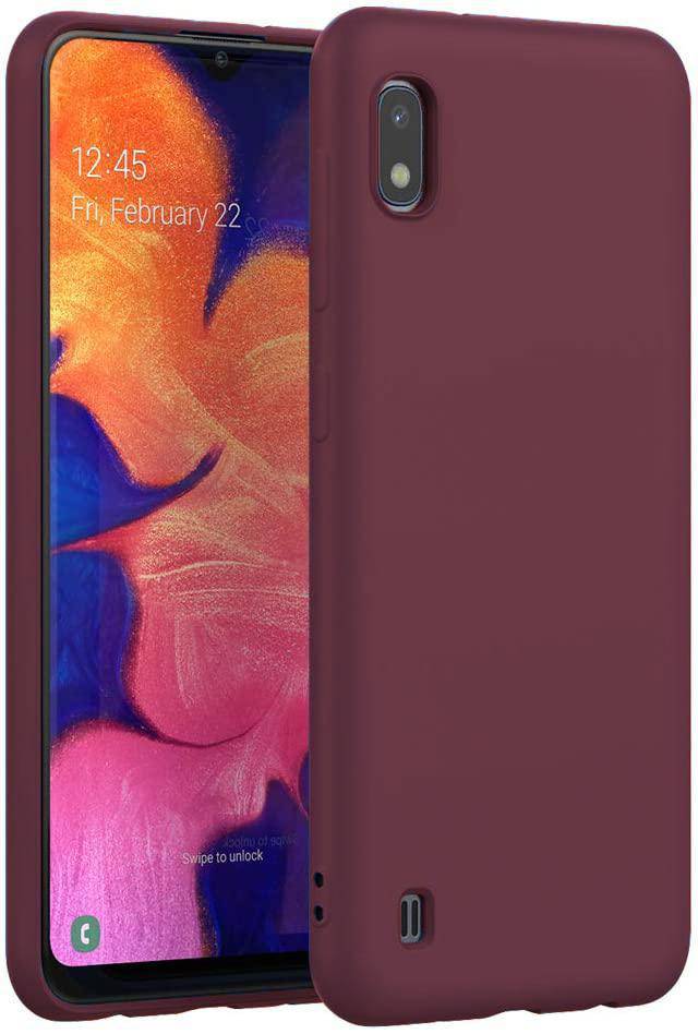Samsung Galaxy A10 Skal Silicone Slim Case - Burgundy - Sunnerbergteknik