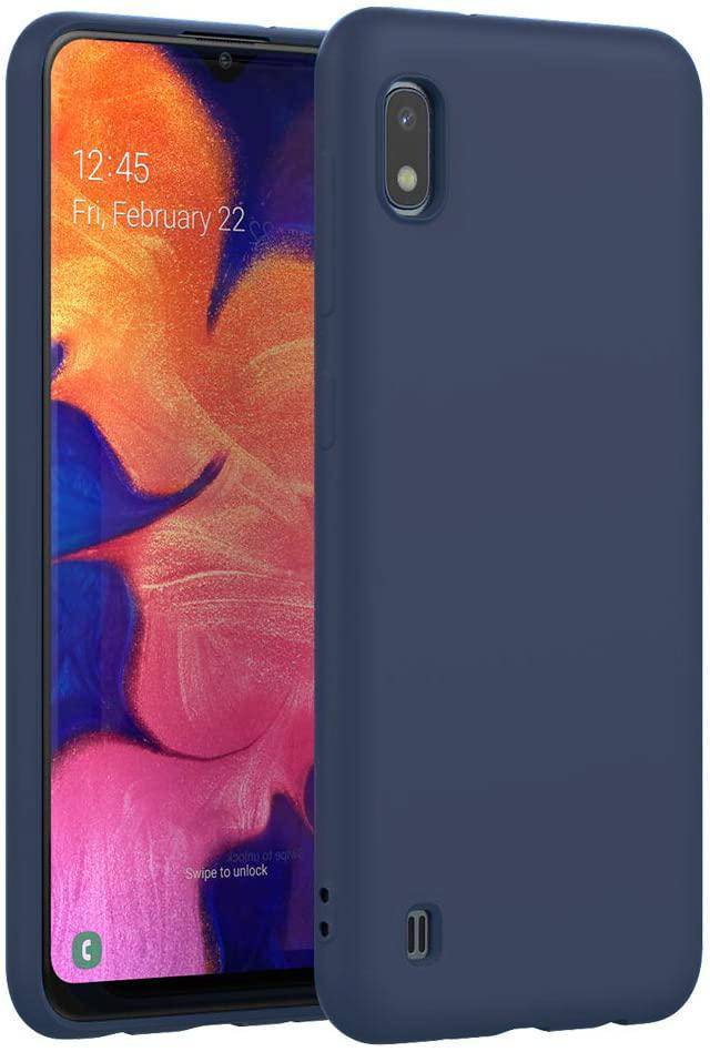 Samsung Galaxy A10 Skal Silicone Slim Case - Navy Blue - Sunnerbergteknik