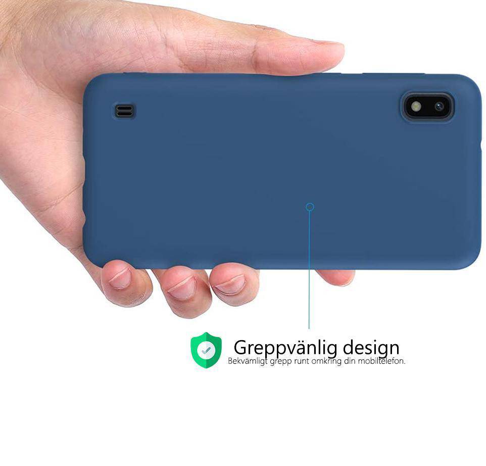 Silikonskal till Xiaomi Redmi Note 8 Pro  - Mörkblå - Sunnerbergteknik