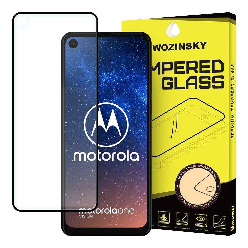 Motorola One Vision Härdat Glas Heltäckande Skärmskydd - Sunnerbergteknik