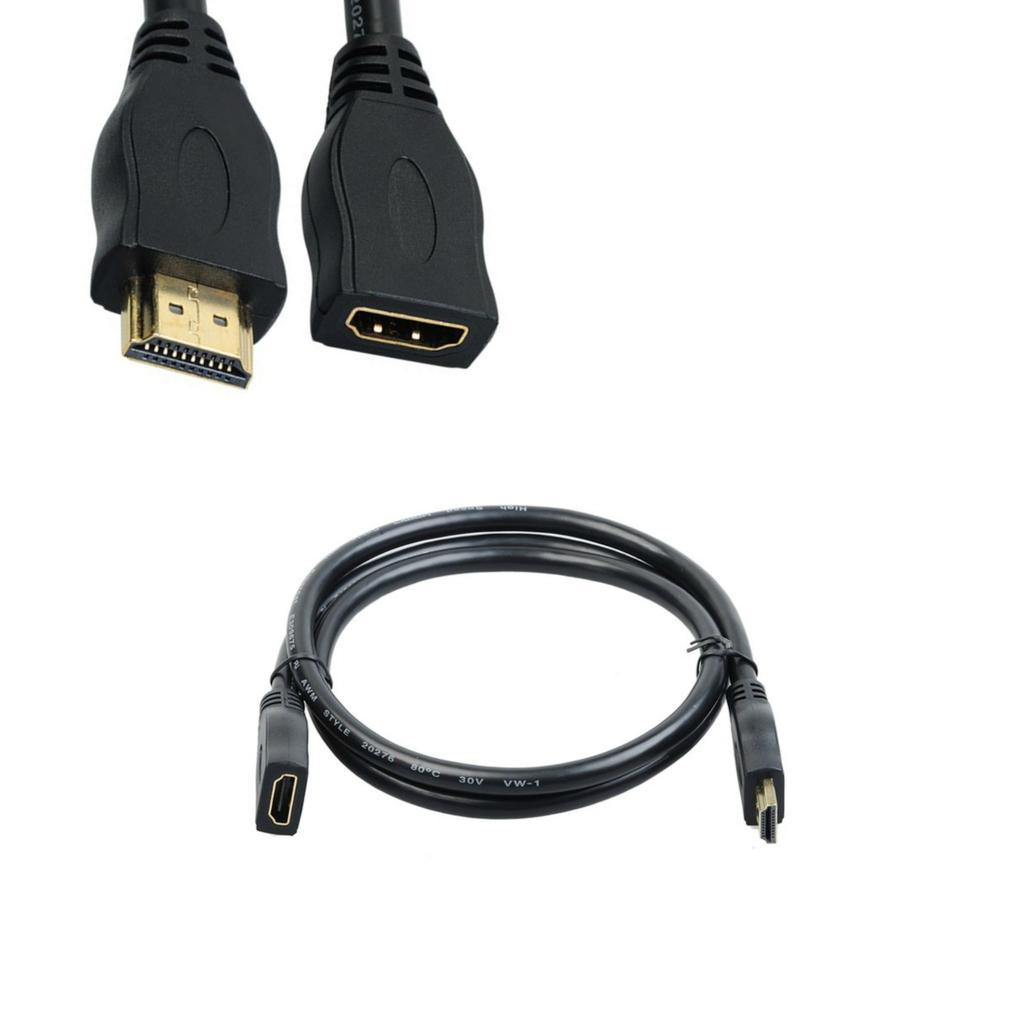 HDMI Förlängning 1 m - HDMI Hane till HDMI Hona - Sunnerbergteknik
