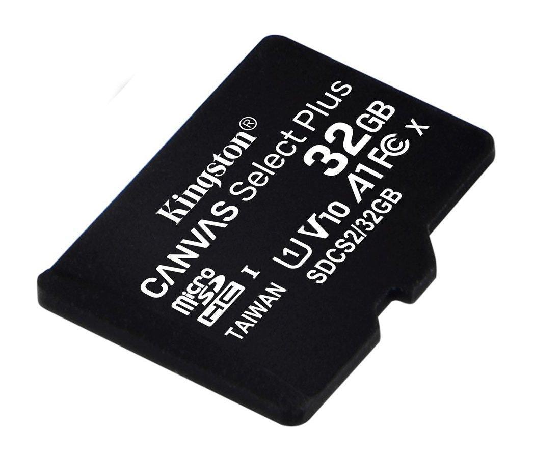 Kingston Micro SD 32 GB Minneskort Class 10 - CANVAS SELECT PLUS - Sunnerbergteknik