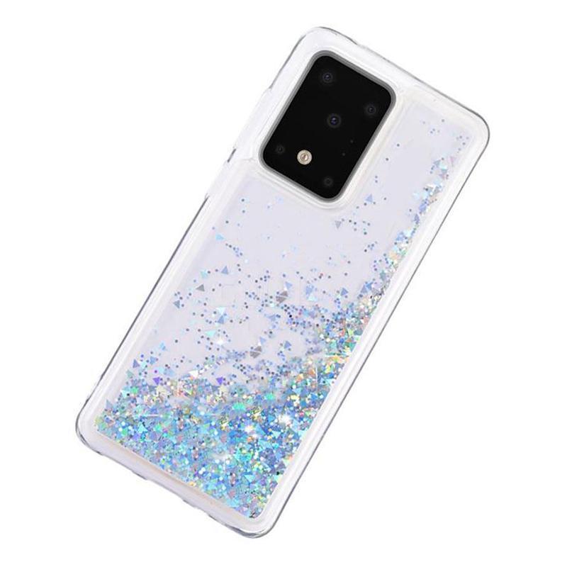 Liquid Glitter Skal för Samsung Galaxy A42 5G - Silver - Sunnerbergteknik