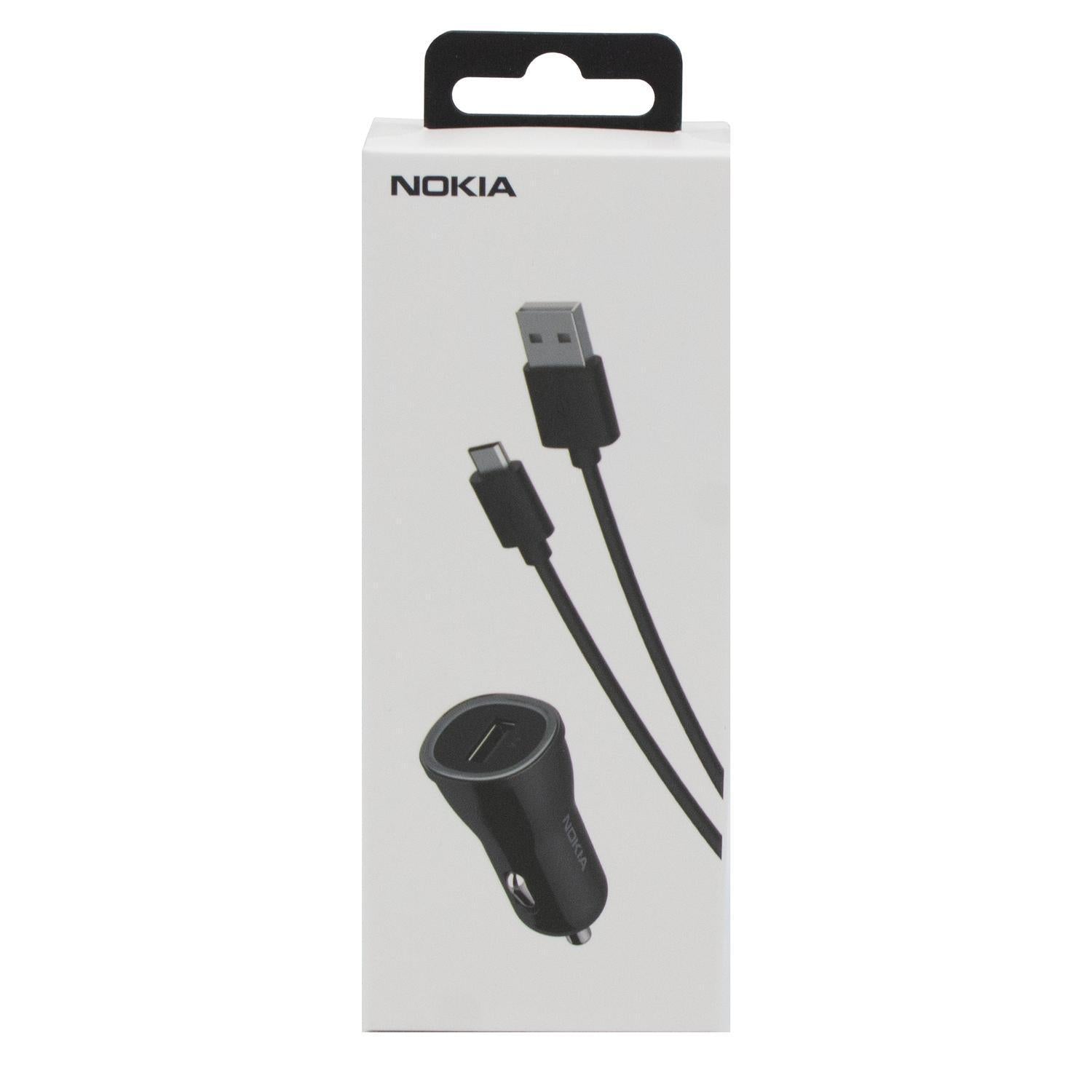 Nokia Original Micro-USB Billaddare till telefon 5V/1A - Sunnerbergteknik