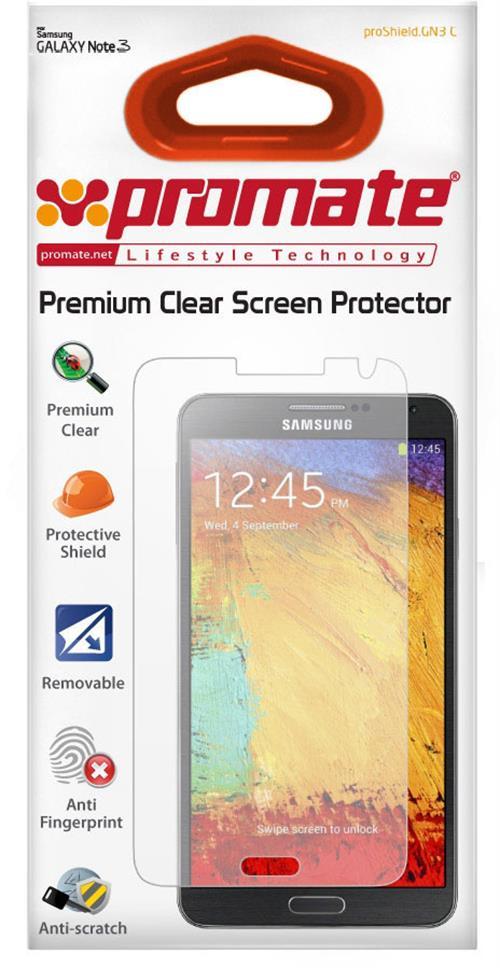 Promate Skärmskydd för Samsung Galaxy Note 3 inkl. rengöringsduk - Sunnerbergteknik