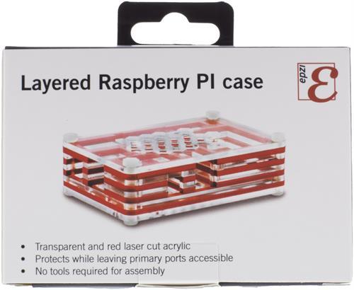 Rasberry PI Case / Chassi - Akryl - Sunnerbergteknik