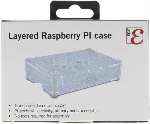 Rasberry PI Case / Chassi - Akryl - Sunnerbergteknik
