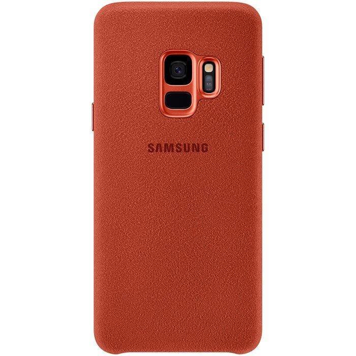 Samsung Alcantara Skal Samsung Galaxy S9 (Röd) - Sunnerbergteknik
