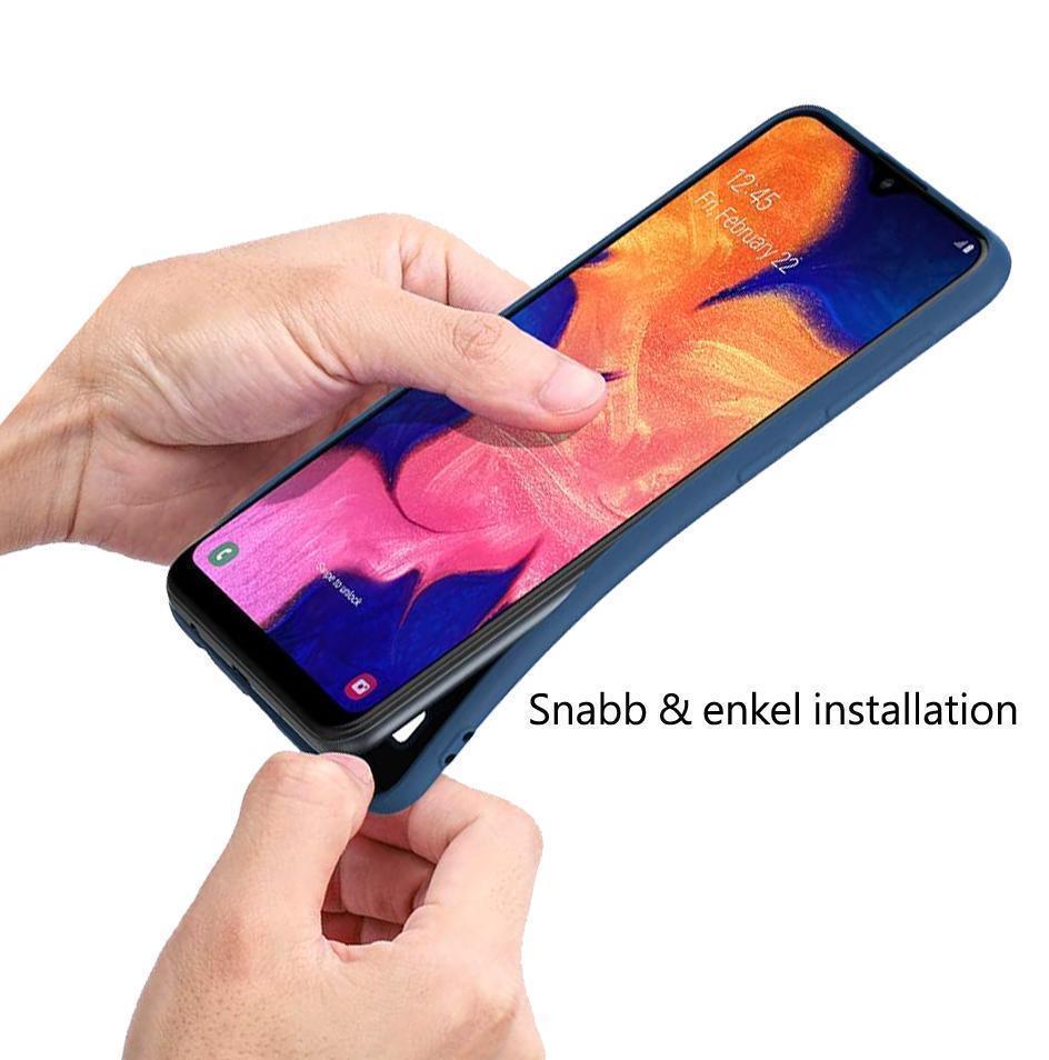 Samsung Galaxy A72 Skal Silicone Cover - Navy Blue - Sunnerbergteknik