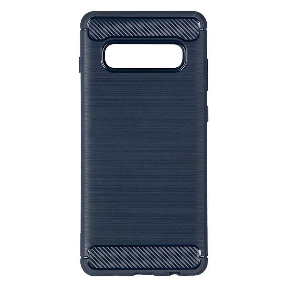 iiglo Samsung Galaxy S10 Plus carbon fodral, blå - Sunnerbergteknik