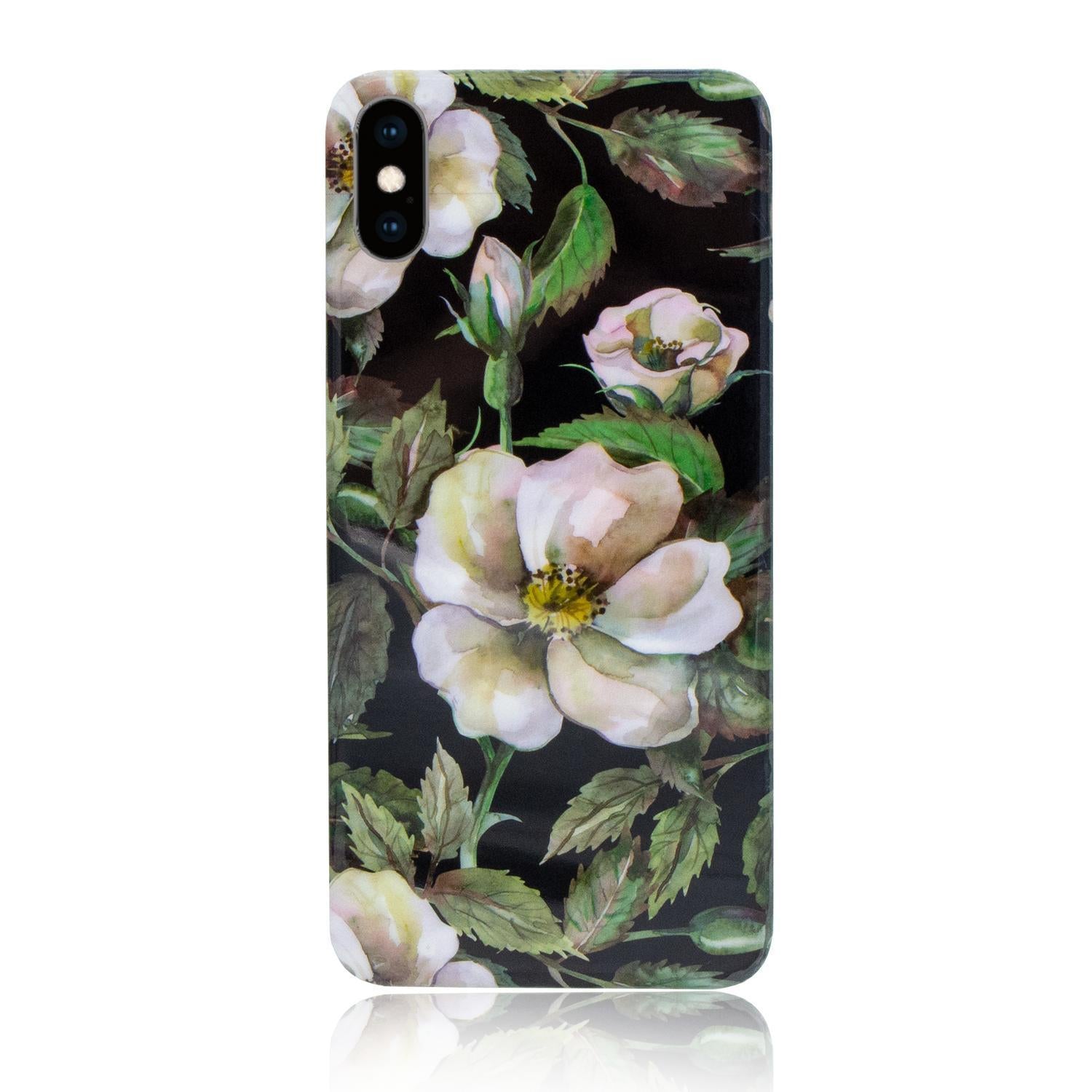 uSync iPhone XS Max Skal - Design Case Flowers - Sunnerbergteknik